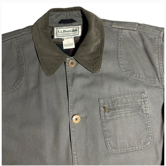 LL Bean Field Coat with Removable Liner - Picture 5 of 9